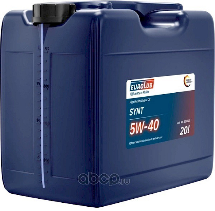 ACEITE 5W-40   EUROLUB SYNT   20  LITRO