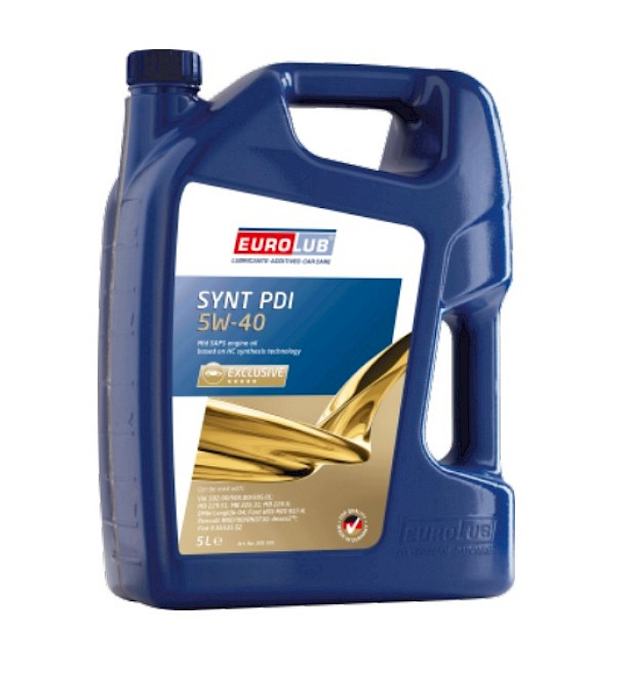 ACEITE 5W-40   EUROLUB      *SYNT PDI*       5 LITRO